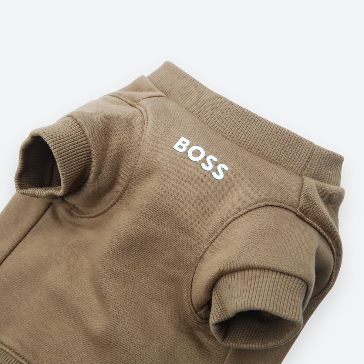 BOSS Dog Short Sleeve Crewneck — Cotton Blend Dog Sweatshirt