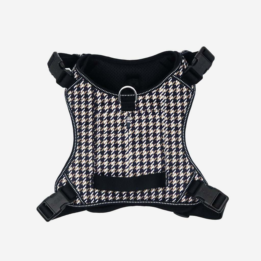 BOSS Dog Harness — 4-Way Adjustable Dog Harness with Zipper Pocket