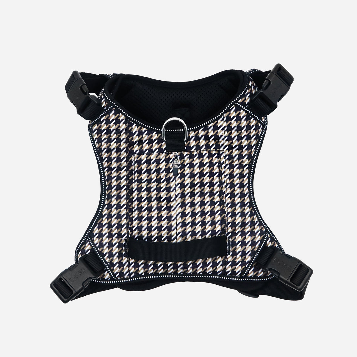 BOSS Dog Harness — 4-Way Adjustable Dog Harness with Zipper Pocket