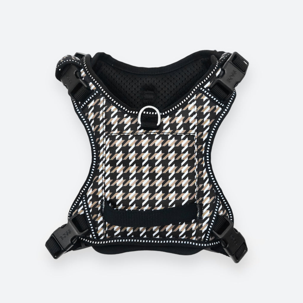 BOSS Dog Harness — 4-Way Adjustable Dog Harness with Zipper Pocket