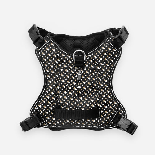 BOSS Dog Harness — 4-Way Adjustable Dog Harness with Zipper Pocket