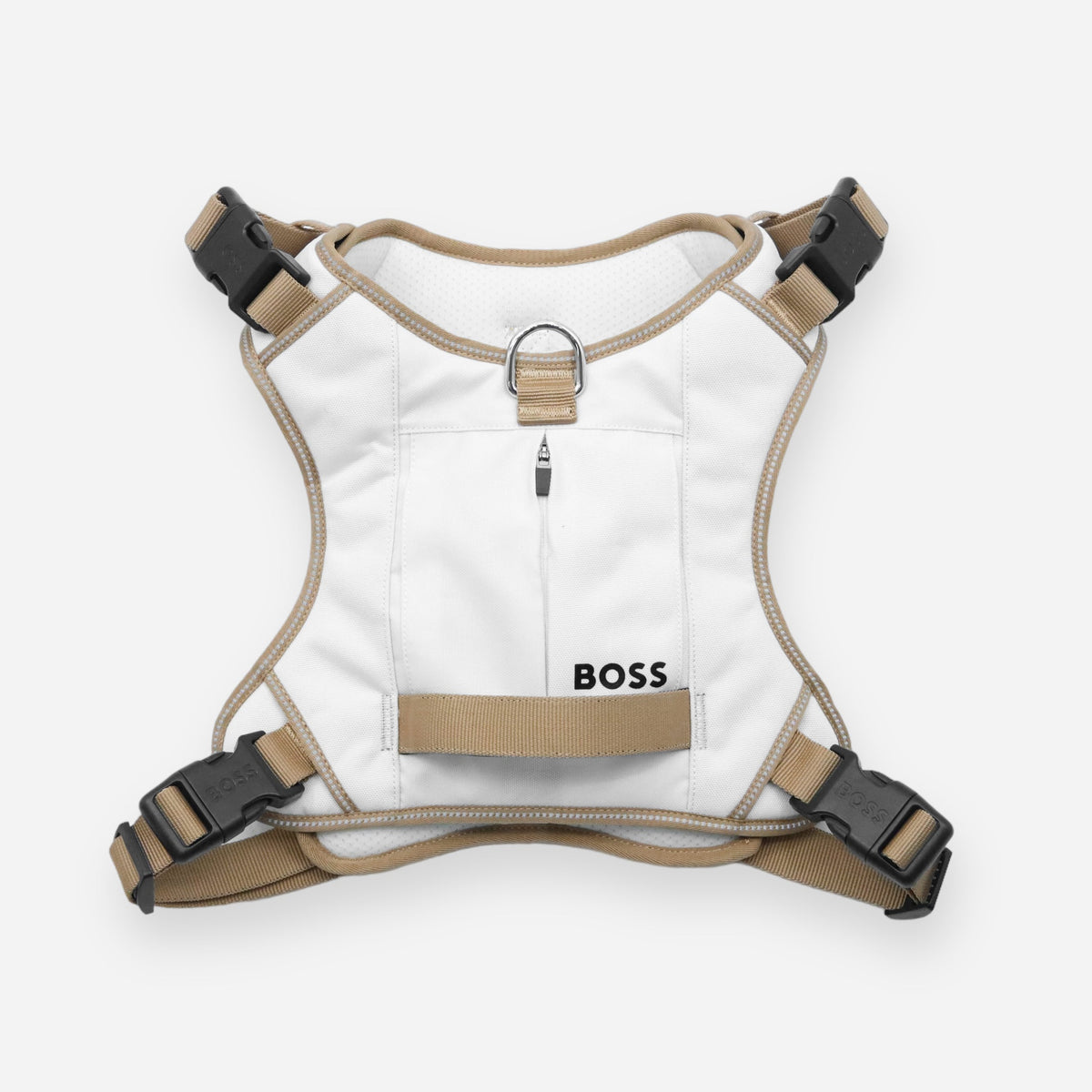 BOSS Dog Harness — 4-Way Adjustable Dog Harness with Zipper Pocket