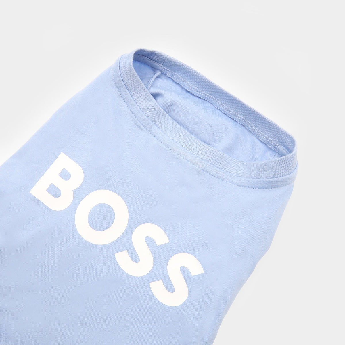 BOSS Dog Graphic Tee — Mercerised Cotton Dog T-Shirt