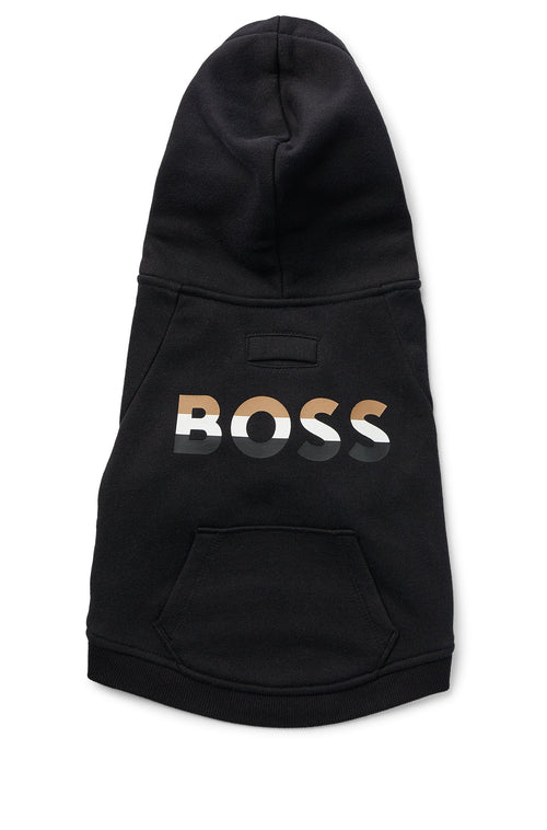 BOSS Dog Logo Hoodie — Luxury Fleece-Lined Dog Hoodie