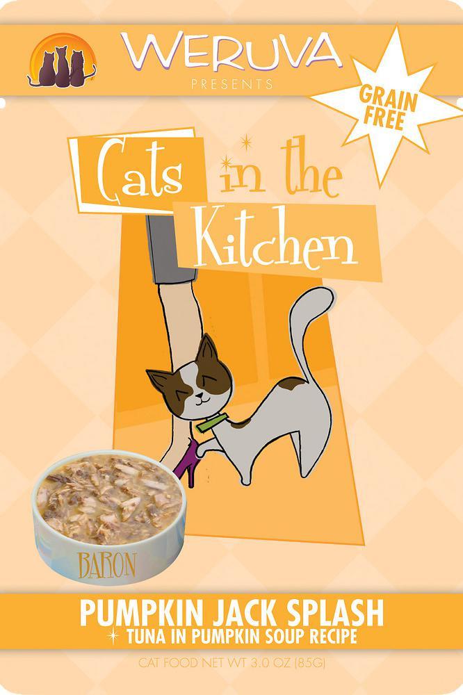 Cats in the Kitchen Pumpkin Jack Splash in Pumpkin Soup Wet Cat Food Pouch