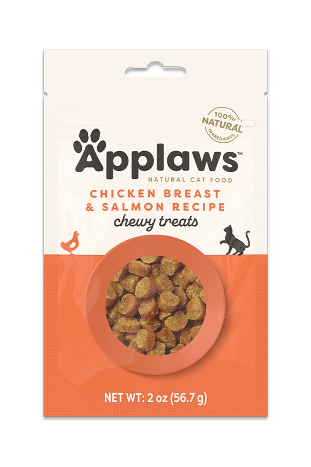 Applaws Chicken Breast and Salmon Chewy Cat Treats