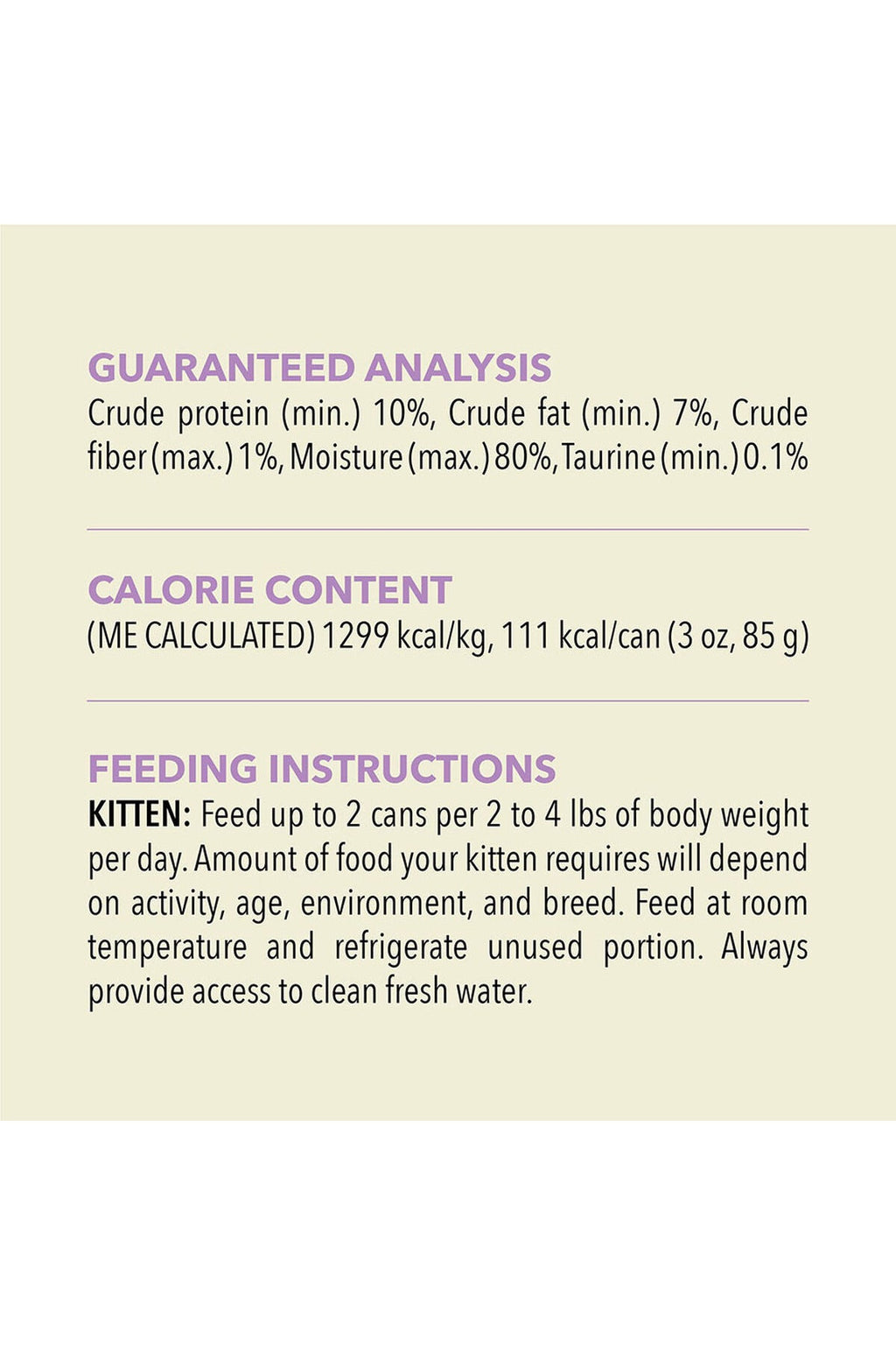 Acana Premium Pate Chicken and Tuna Wet Kitten Food