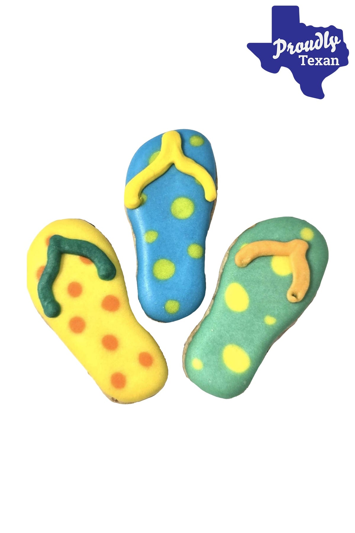 Doggie Express Summer Flip Flop Bakery Cookie