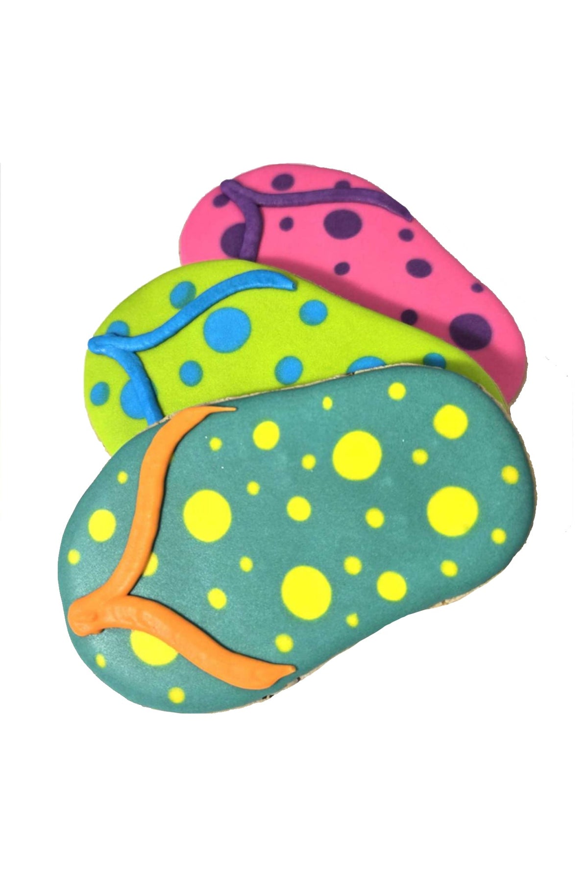 Doggie Express Summer Flip Flop Bakery Cookie