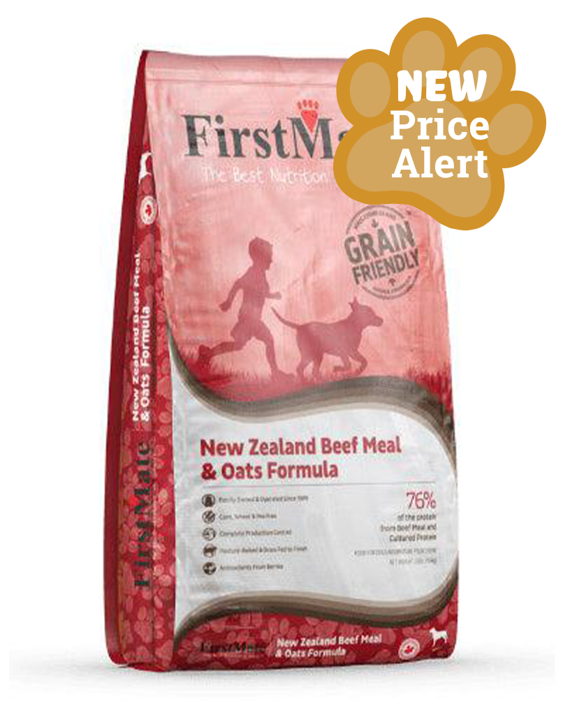 FirstMate Grain-In New Zealand Beef Meal and Oats Dry Dog Food