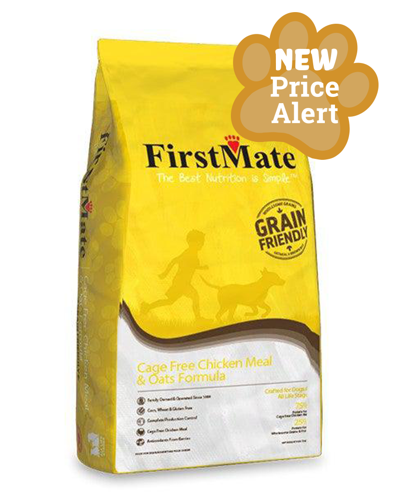FirstMate Grain-In Cage-Free Chicken Meal and Oats Dry Dog Food