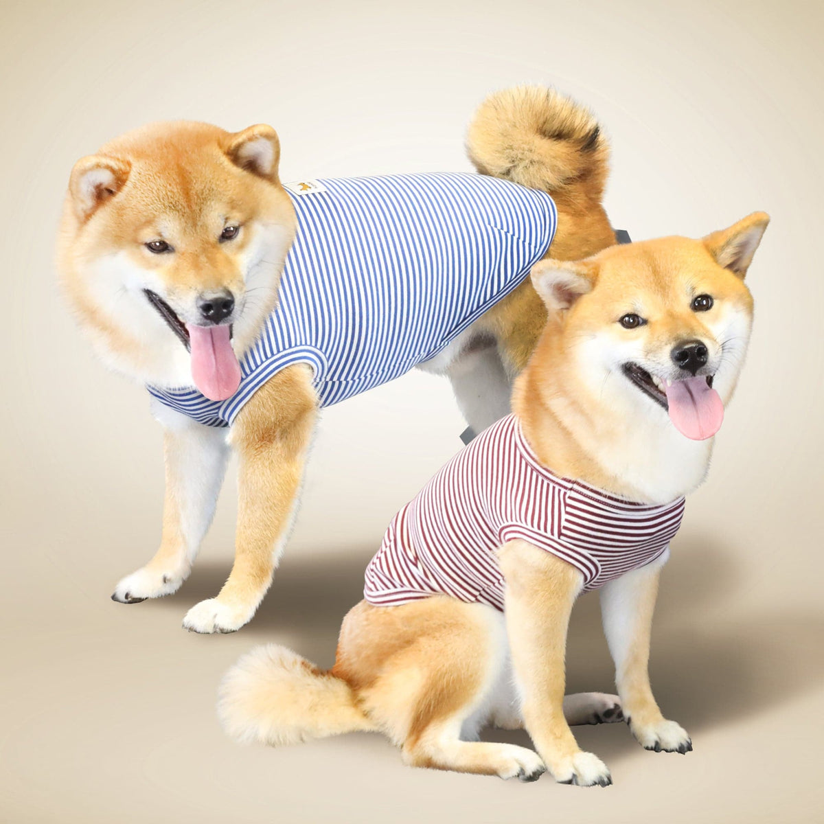 Kanine Stripe T-Shirt – Premium Cotton Dog T-Shirt