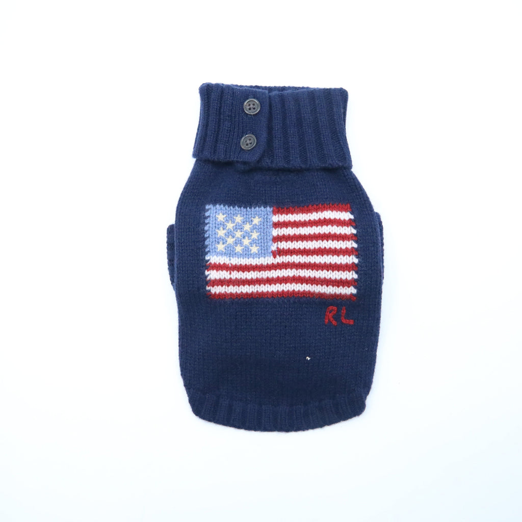 Polo Ralph Lauren Flag-Wool-Blend Dog Jumper