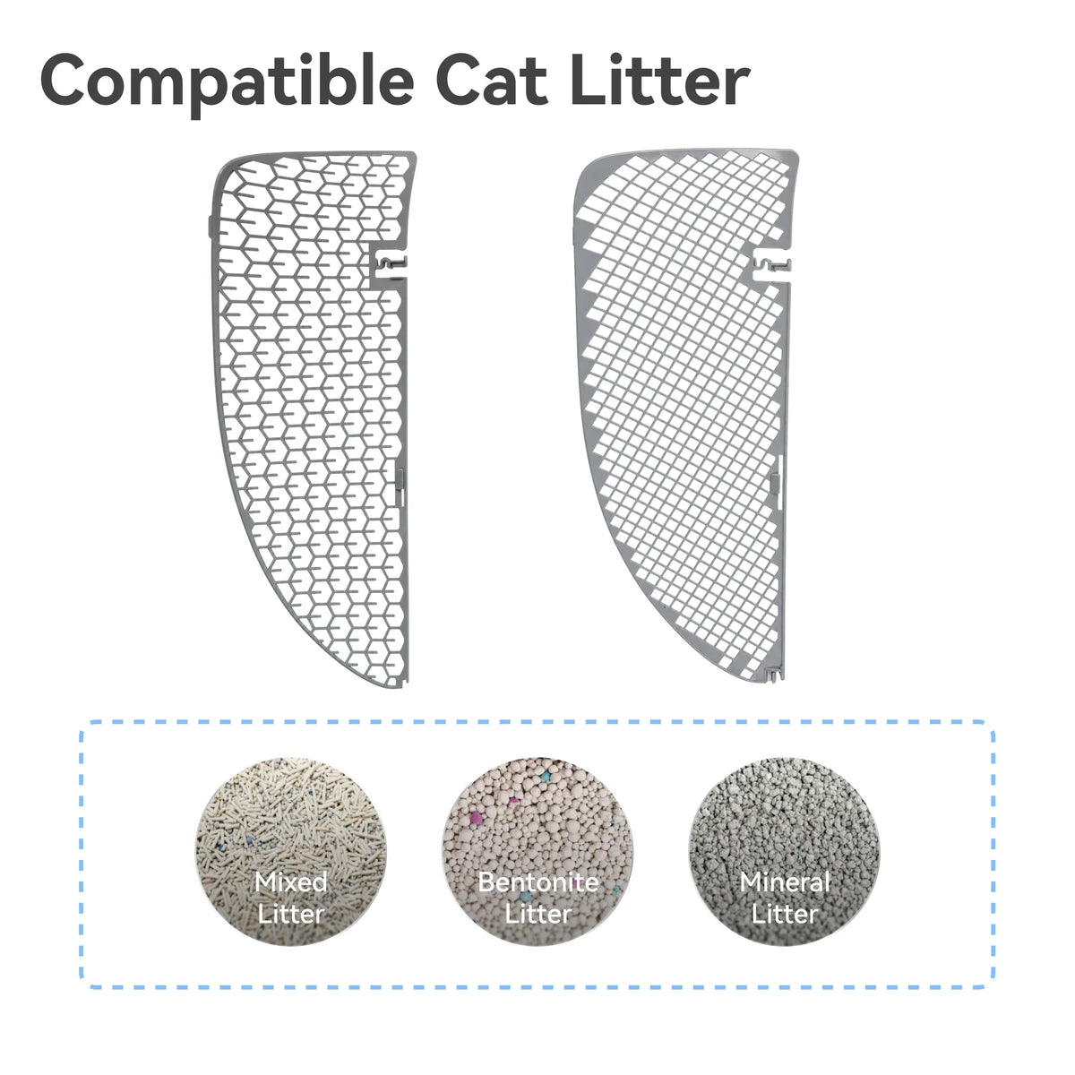 Replacement Sift Filter for CATLINK Scoop Robot Pro
