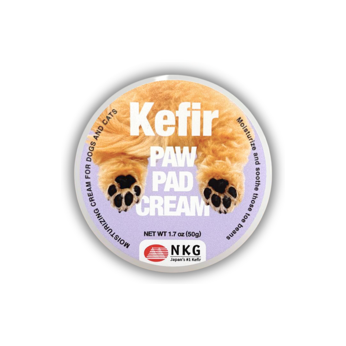 NIHON KEFIA Kefir Probiotic Paw Pad Cream 50g | Lick-Safe | Made in Japan