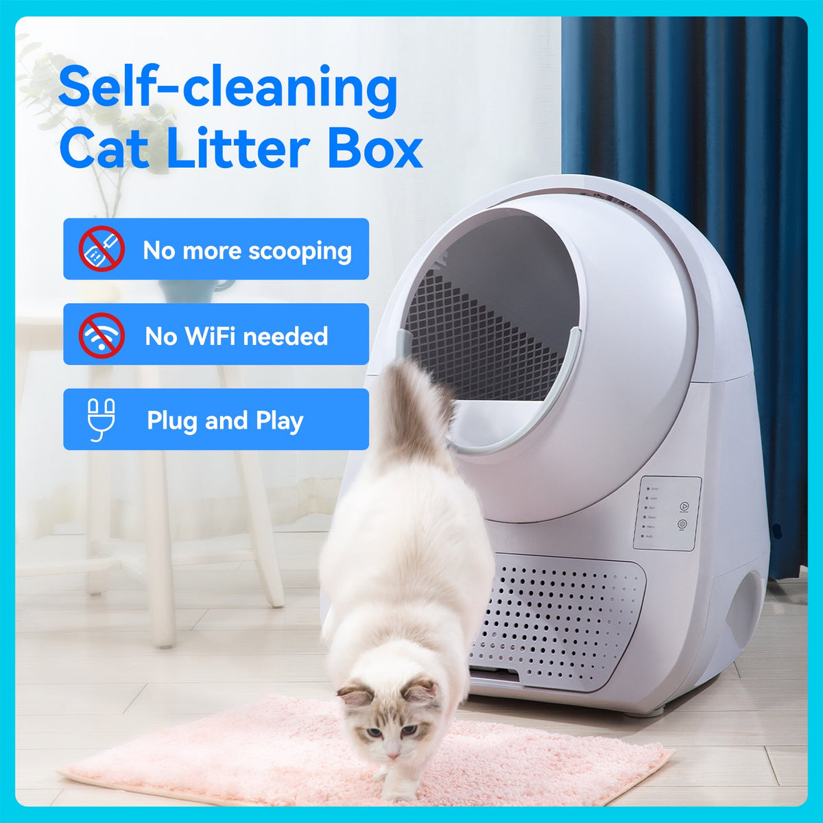 CATLINK Self Cleaning Litter Box - Scooper Young Pro-X Ramp Set