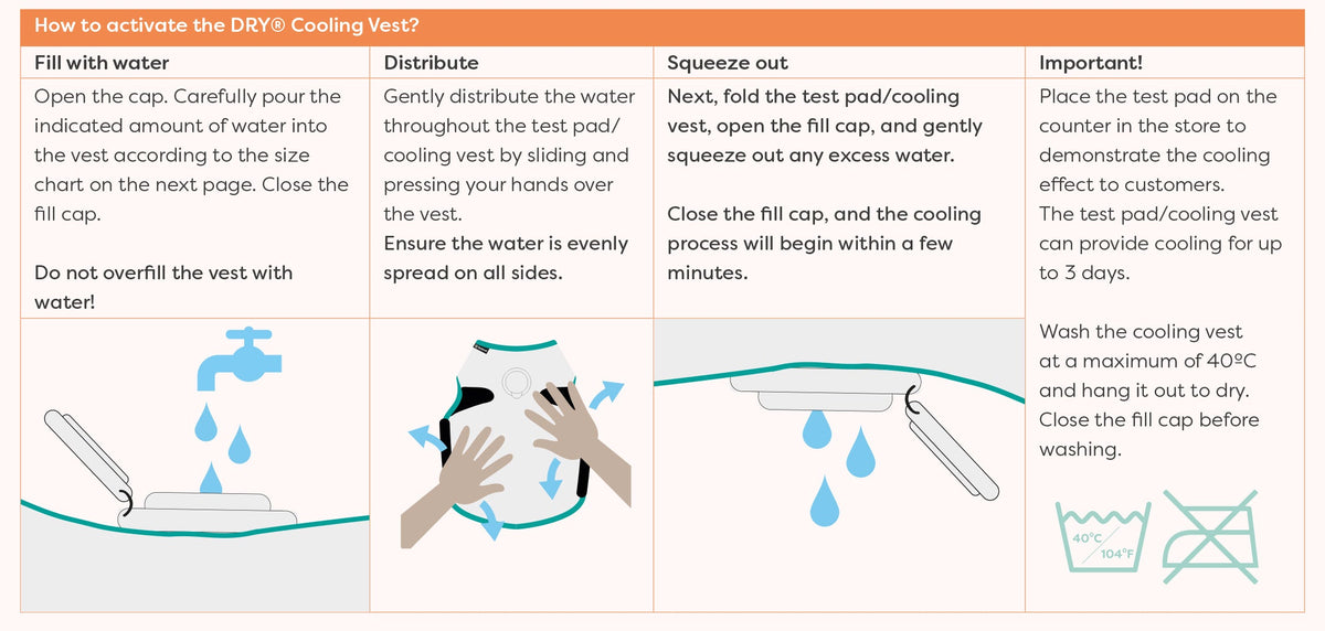Suitical DRY Evaporative Cooling Vest for Dogs & Cats