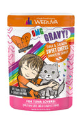 B.F.F. OMG Gravy! Tuna and Salmon Sweet Cheeks in Gravy Wet Cat Food Pouch