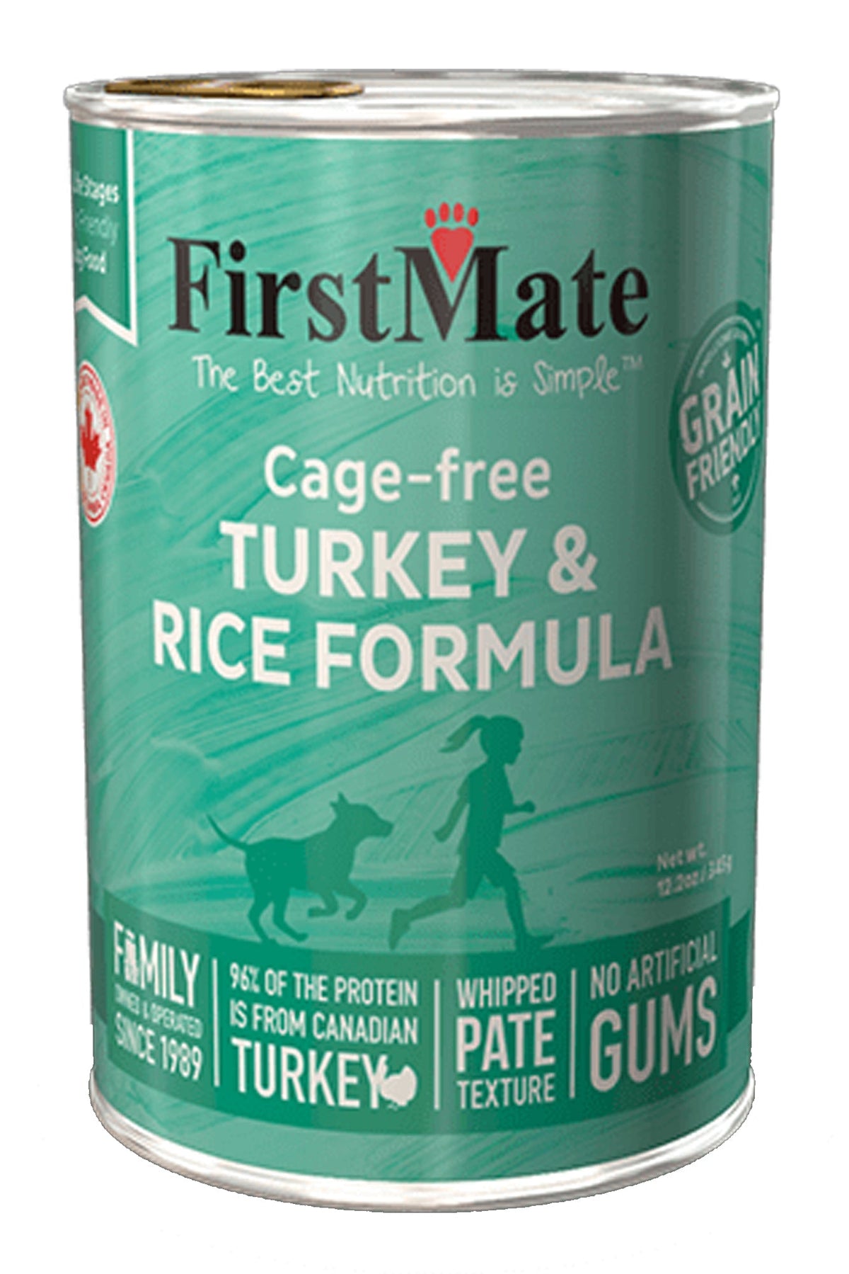 FirstMate Grain-In Cage Free Turkey and Rice Wet Dog Food