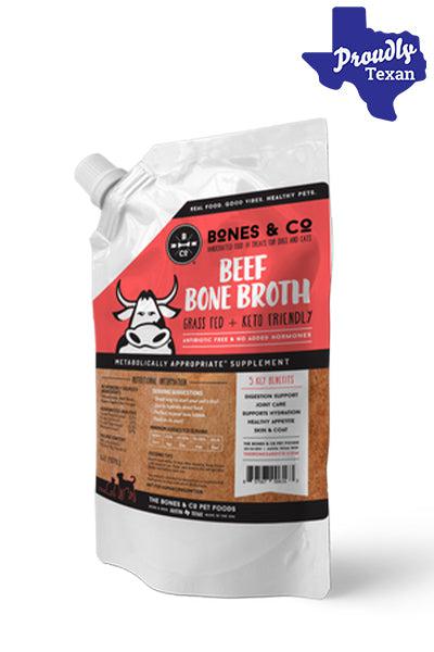 Bones and Co. Beef Bone Broth Frozen Pet Supplement