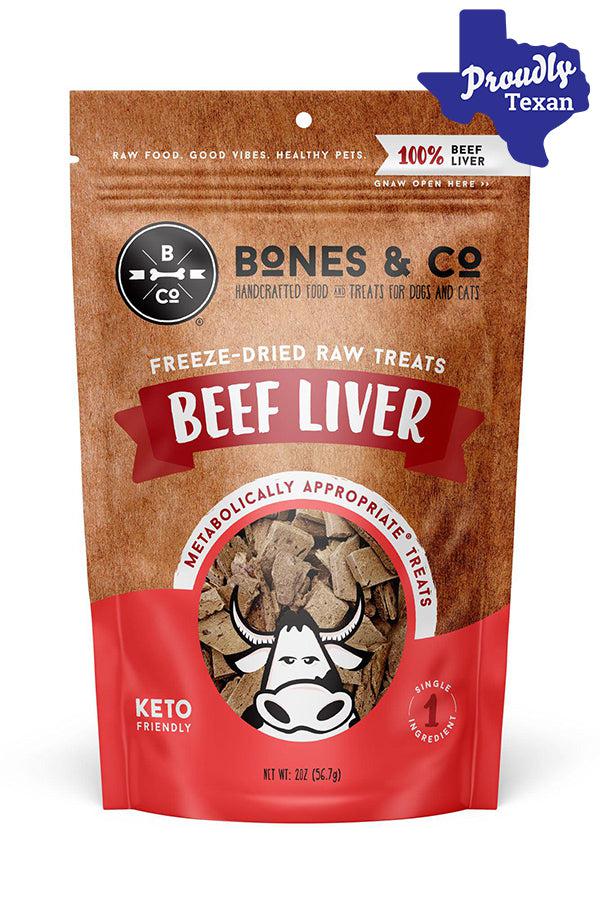 Bones and Co. Beef Liver Freeze-Dried Dog Treats