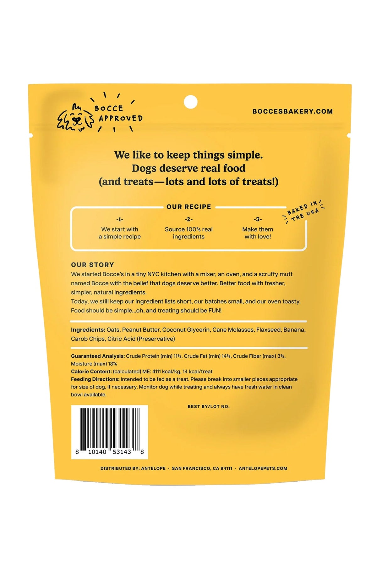 Bocce's Circus Big Top Sundae Soft and Chewy Dog Treats