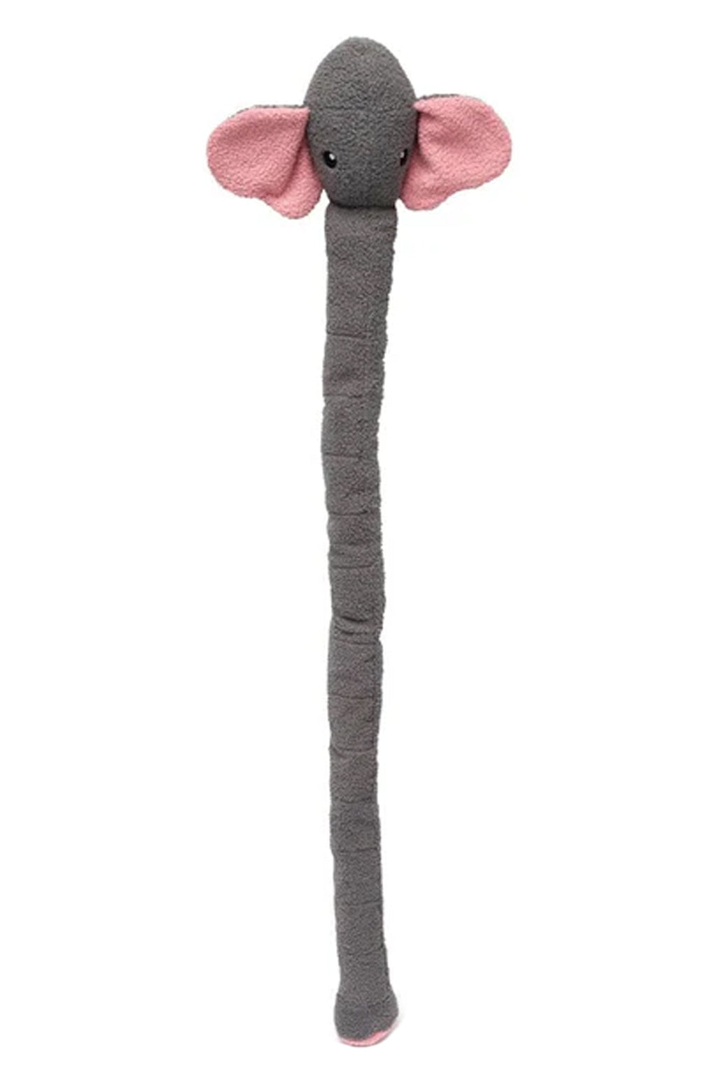Fabdog Twisty Elephant Plush Dog Toy