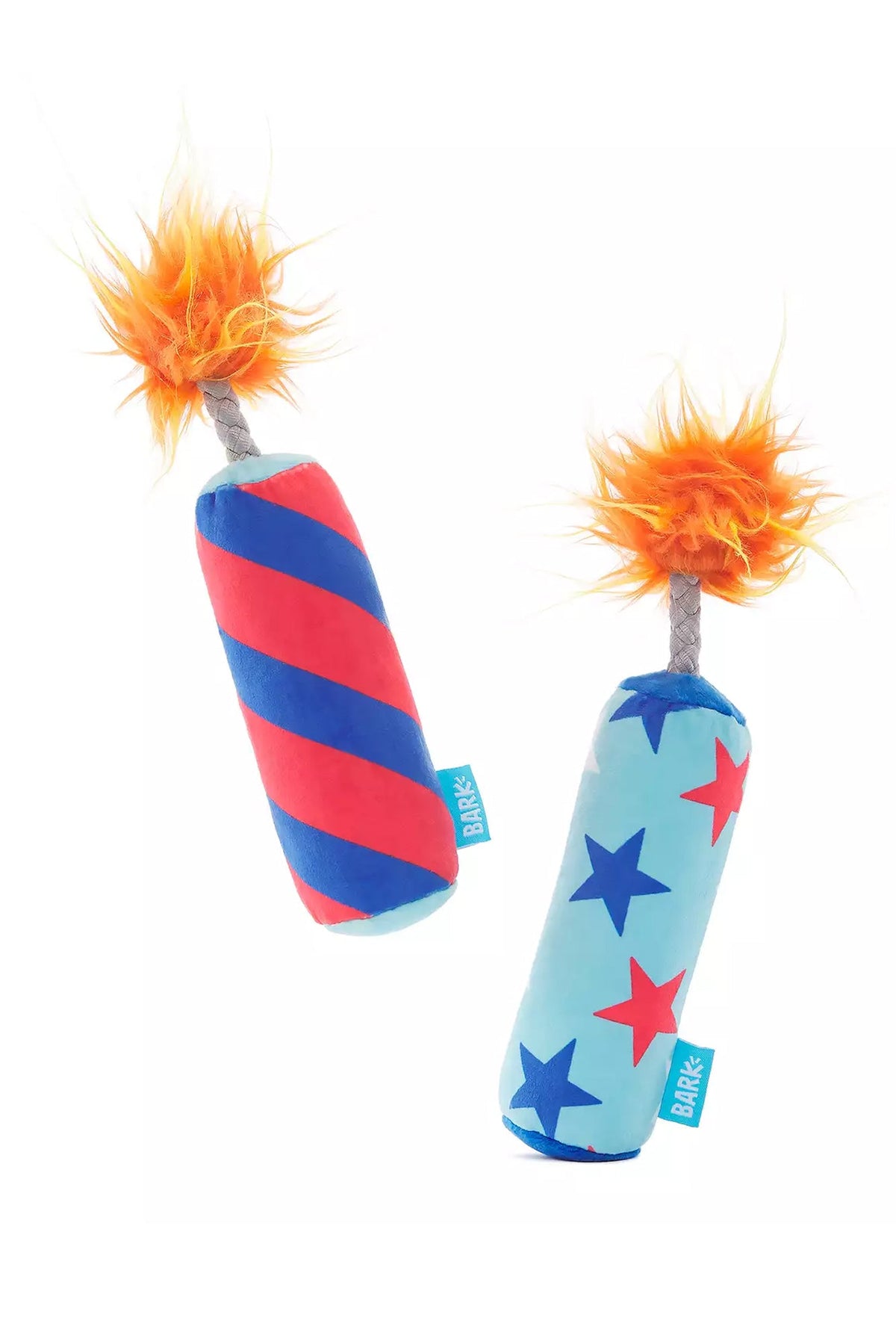 BARK Pup-Pup Fireworks Plush Dog Toy