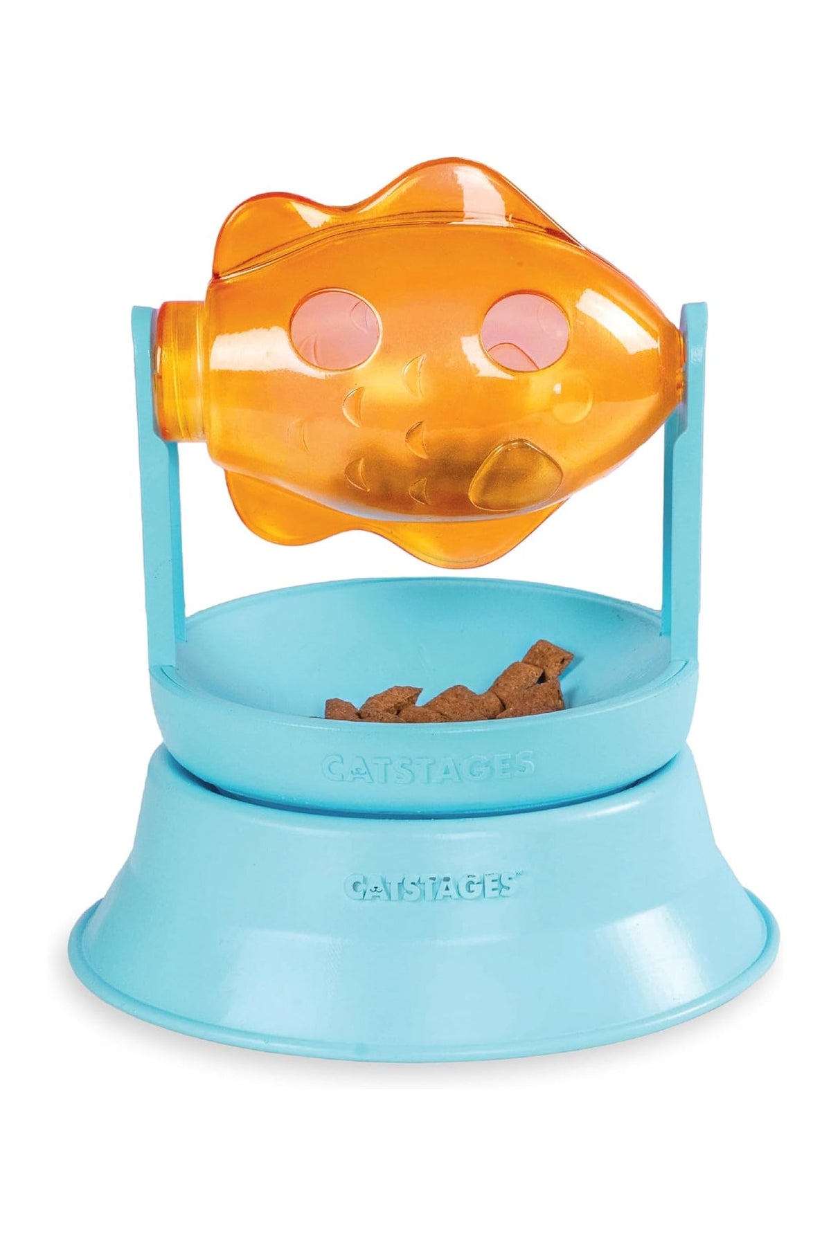 Catstages 2-in-1 Topper Spinning Fish Cat Toy