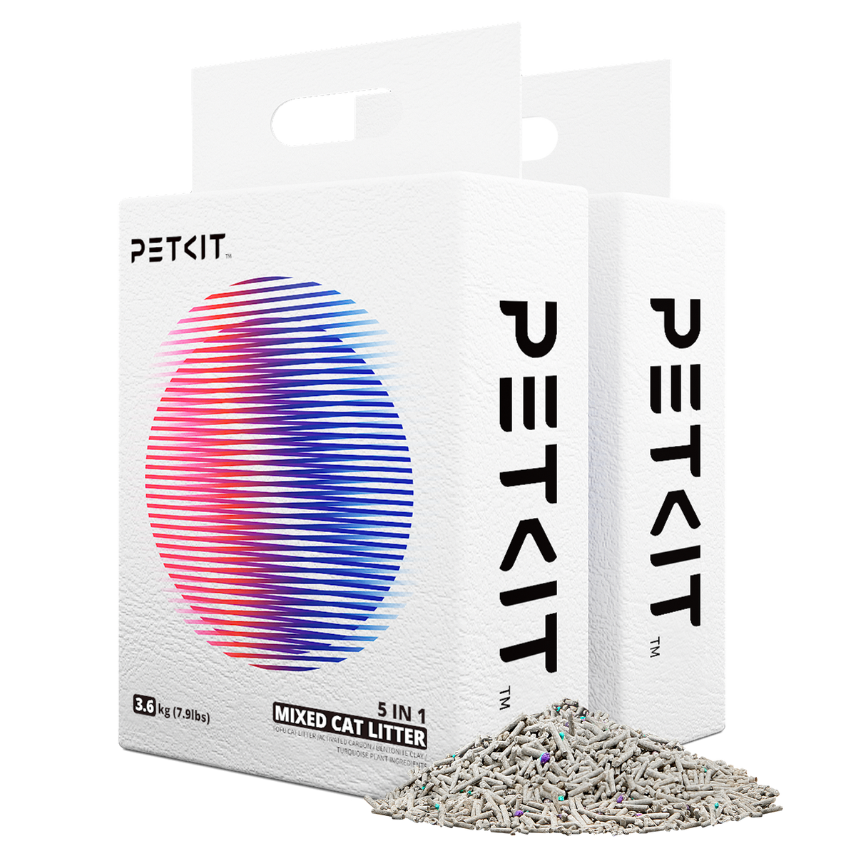 5-in-1 Mixed Cat Litter - 2 Bags