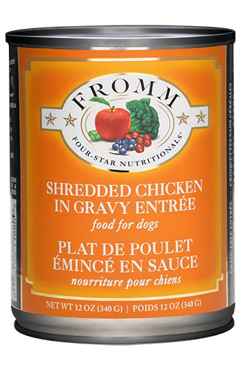 Fromm Four-Star Shredded Chicken in Gravy Wet Dog Food