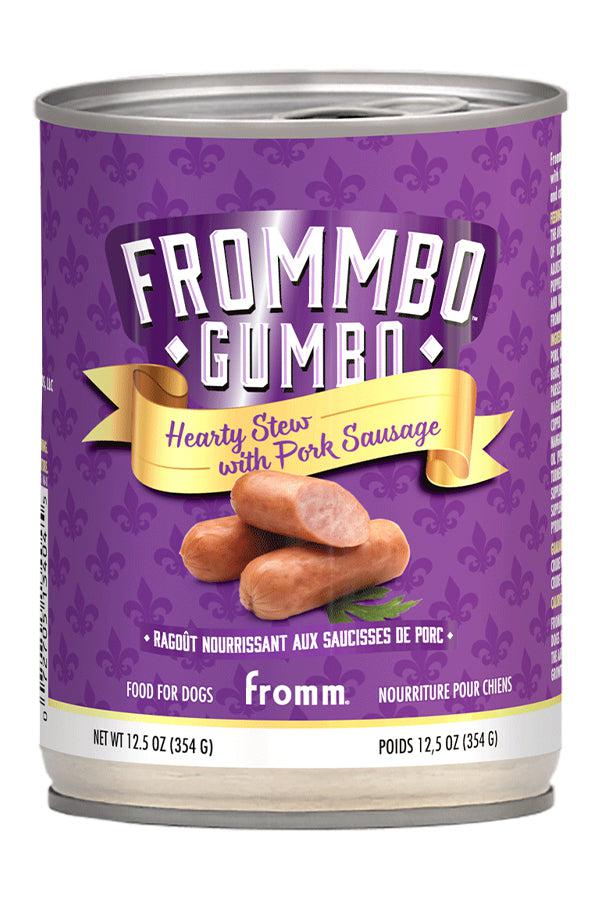 Fromm Frommbo Gumbo Hearty Pork Sausage Stew Wet Dog Food