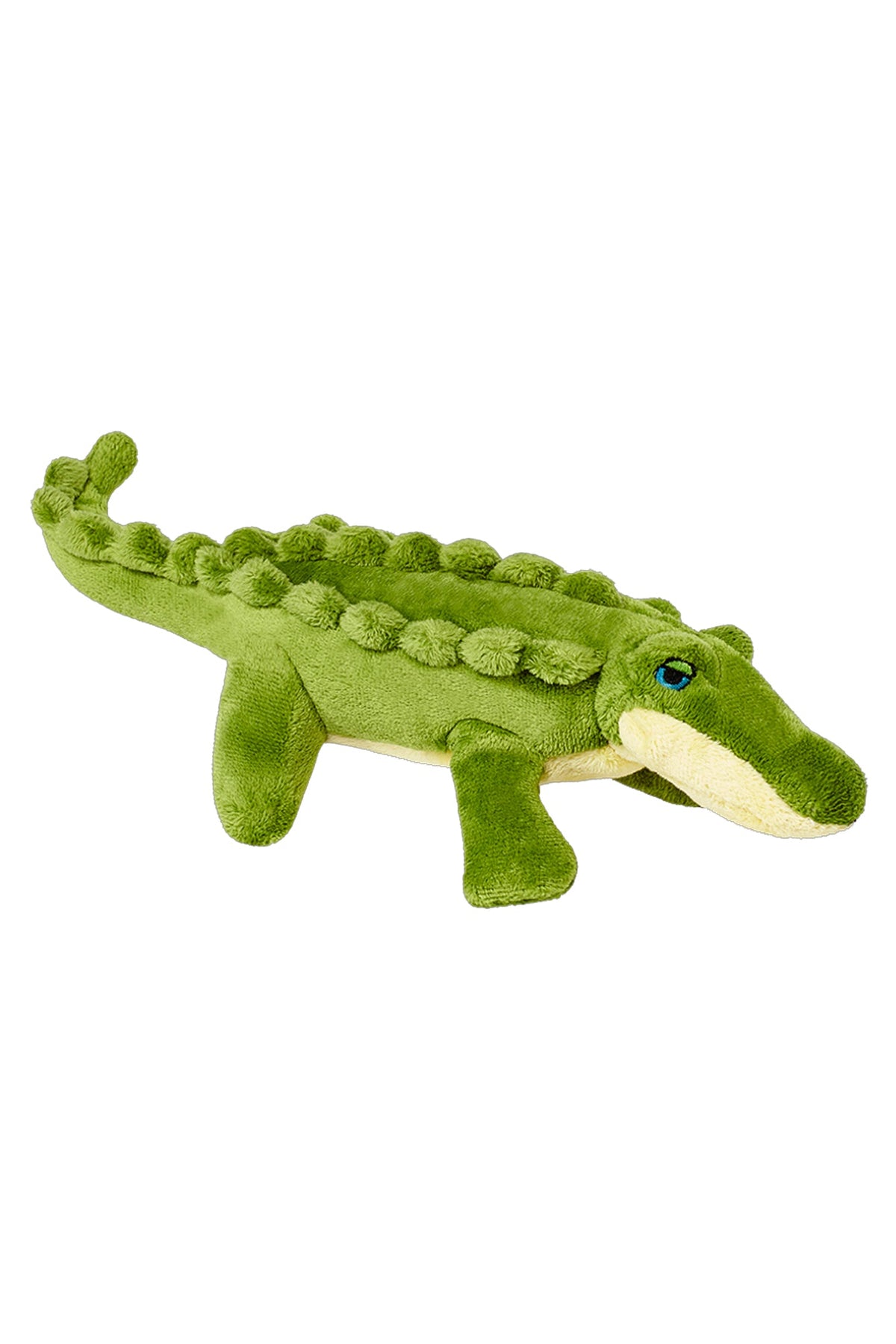 Fluff and Tuff Savannah Baby Gator Plush Dog Toy