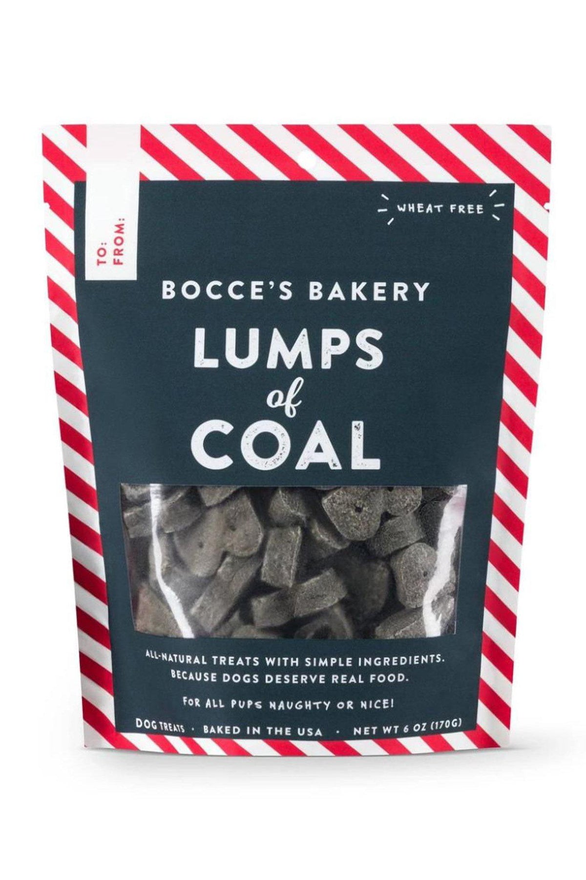 Bocce's Bakery Lumps of Coal Soft and Chewy Dog Treats