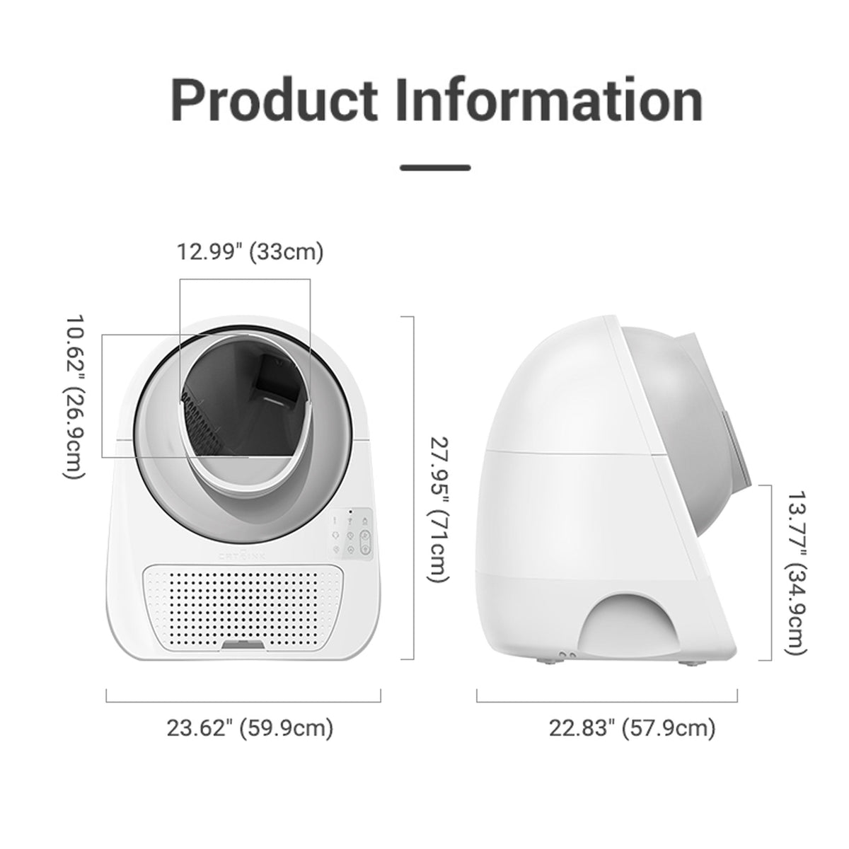 CATLINK Self Cleaning Litter Box - Scooper Luxury Pro-X Double Set