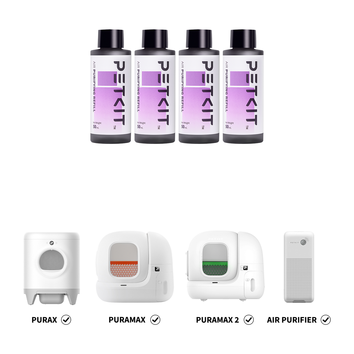 Purifying Liquid Refill（4 Bottles）