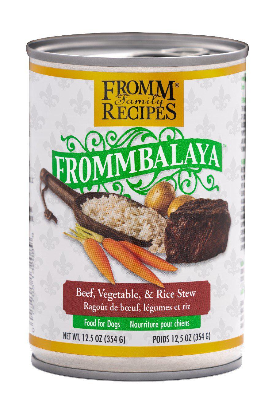 Fromm Frommbalaya Beef, Vegetable, and Rice Stew Wet Dog Food