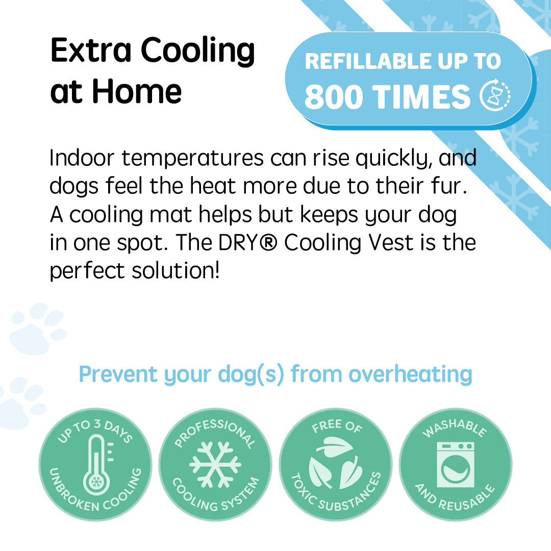 Suitical DRY Evaporative Cooling Vest for Dogs & Cats