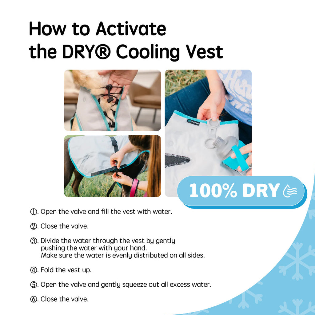 Suitical DRY Evaporative Cooling Vest for Dogs & Cats