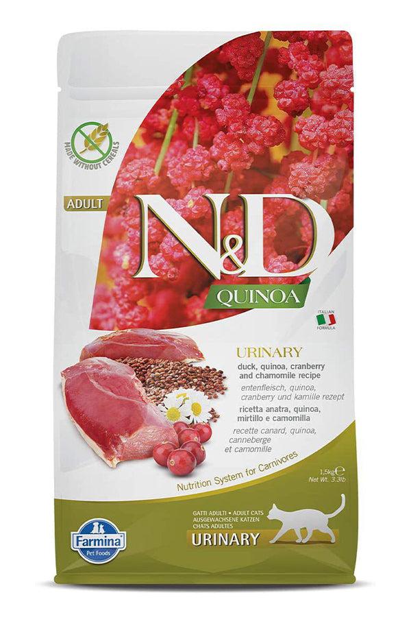 Farmina N&D Quinoa Urinary Duck and Cranberry Dry Cat Food