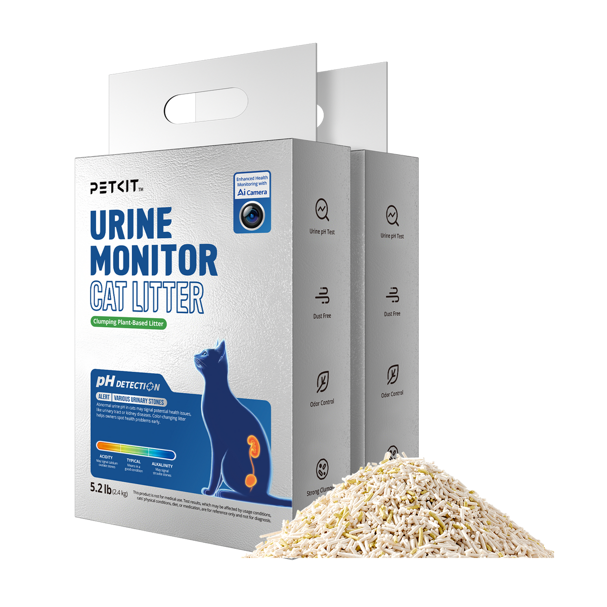 Urine Monitor Cat Litter - 2 Bags