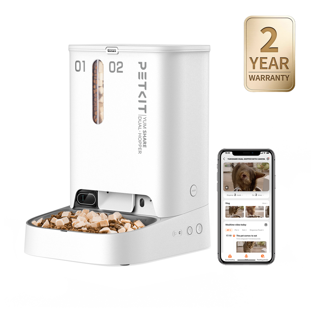 YumShare Dual-hopper Automatic Feeder with Camera
