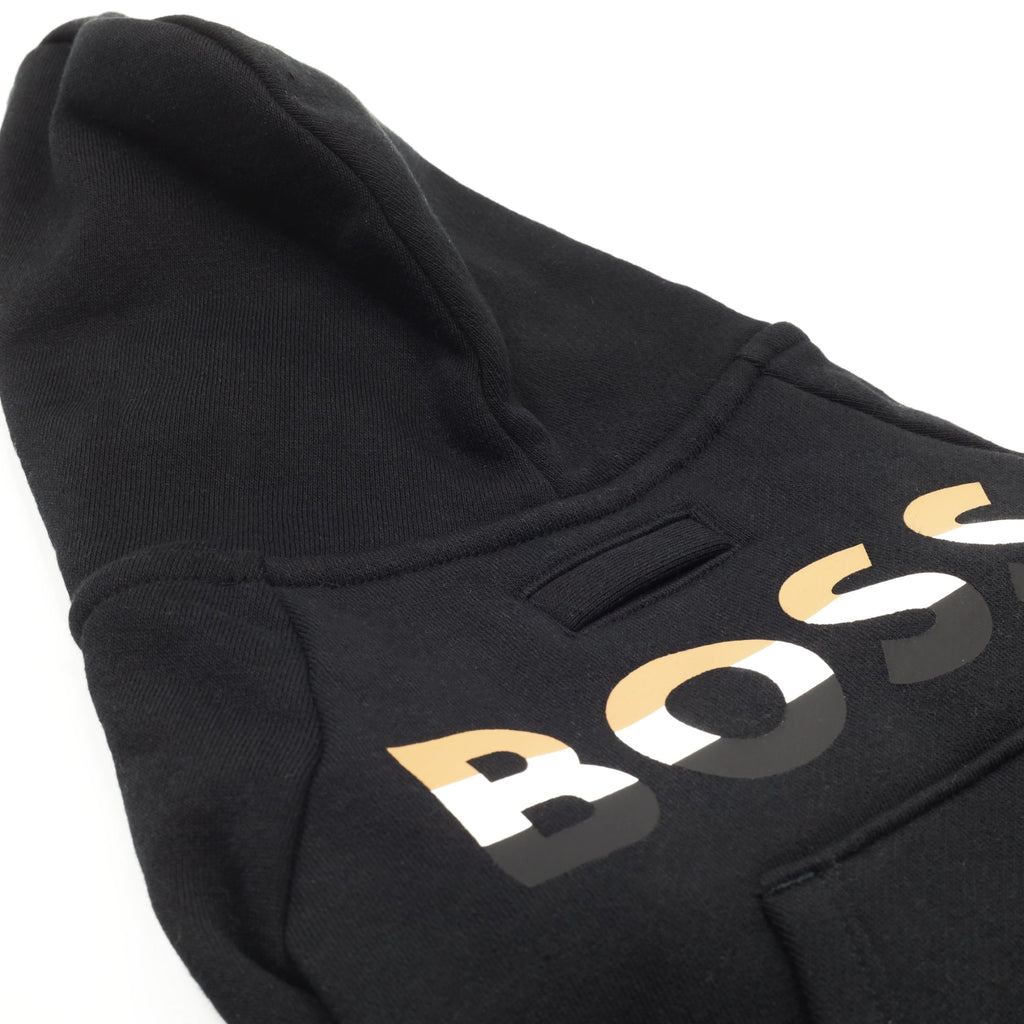 BOSS Dog Logo Hoodie — Luxury Fleece-Lined Dog Hoodie